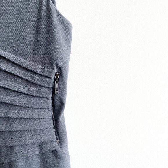 Ivanka Trump Women's Dress Knit Sleeveless Gray Fitted Plus Size 14 - Picture 4 of 9